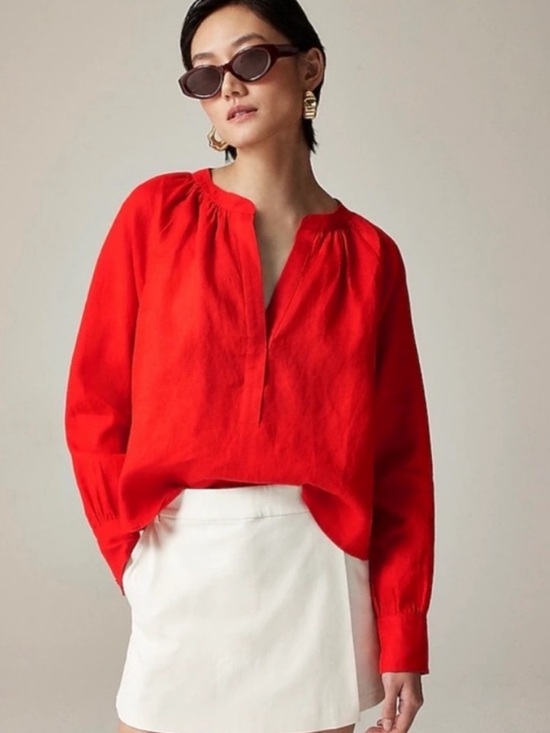 J. Crew Tops - J. Crew Cabana top in linen